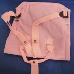 帆布製 ピンクのリュック 新品 ノーブランド 市内で手渡しできる方の画像