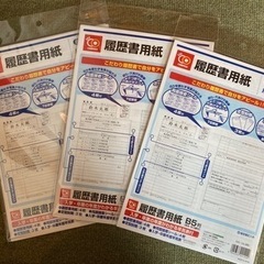 履歴書 B5 3袋