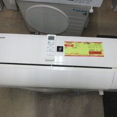 K03309　シャープ　中古エアコン　主に6畳用　冷2.2kw／暖2.2kw 