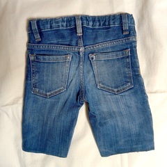 GAP　デニム　ジーンズ　ひざ上丈　baby GAP　110cm 4yrs　ショートパンツの画像
