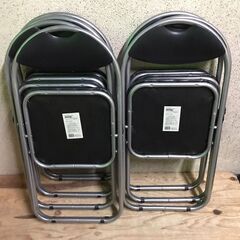 コーナン パイプ椅子 7個セット 折りたたみ チェア 幅45cm...