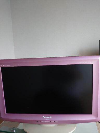 値下げしました。ピンクのテレビ(リモコン無し)
