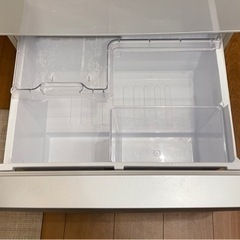 【無料・美品】大型冷蔵庫　SHARP SJ-PW35W-S 350Lの画像