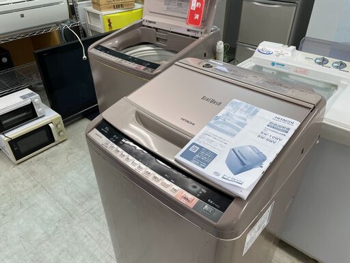 洗濯機の分解クリーニング行っています！配送設置込み日立10Kインバーター洗濯機2017年製分解クリーニング済み！！