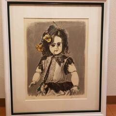 リトグラフ　小松崎邦夫