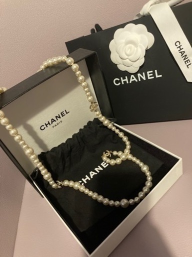 CHANELパールネックレス/イヤリング片方