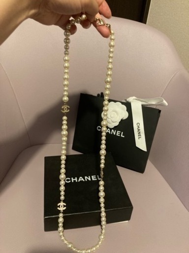 CHANELパールネックレス/イヤリング片方