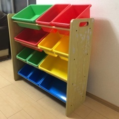 オーガナイザー 子供のおもちゃ箱の画像