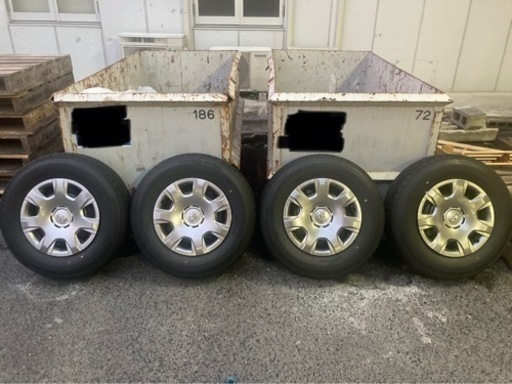 【値下】ハイエース純正ホイール・タイヤ4本セット