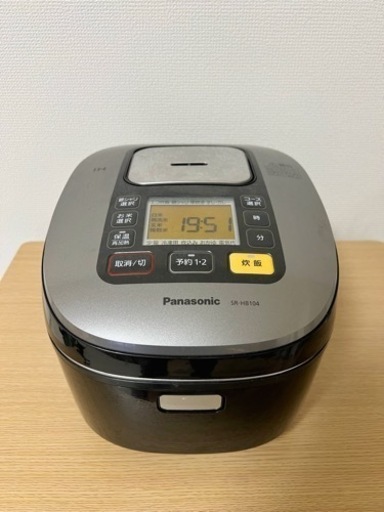 パナソニック　5.5合　炊飯器　IH式　ブラック　SR-HB104