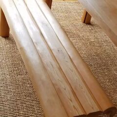 丸太長椅子【ヒノキ】