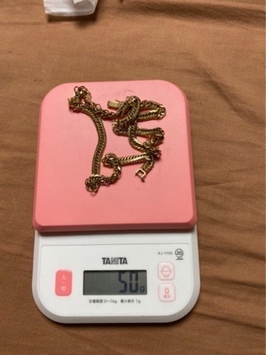 喜平k18 トップ付き　50g ５０センチ　8面トリプル