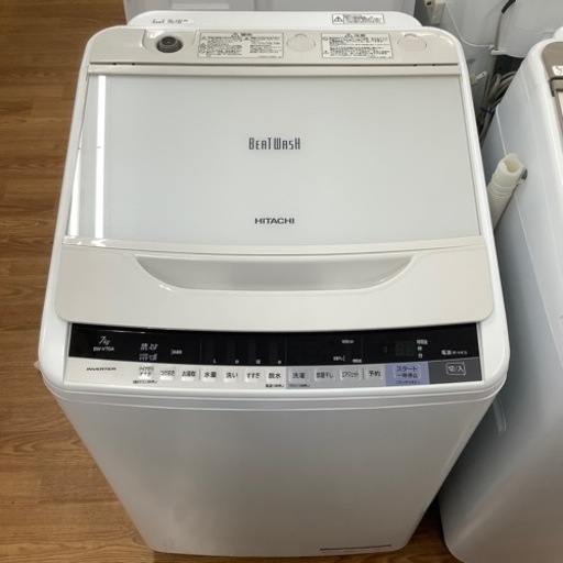 「安心の6ヶ月保証付！！【HITACHI(ヒタチ)全自動洗濯機】取りに来れる方限定！売ります！」