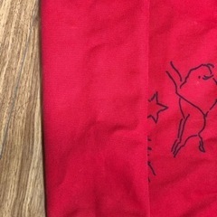 イルビゾンテ  キャンバストート赤　中古の画像