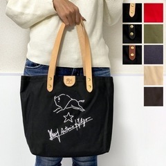 イルビゾンテ  キャンバストート赤　中古の画像