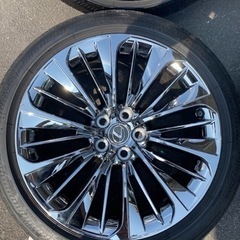 レクサスLS 純正オプション メッキホイール 245/45r20 新品BSタイヤ レクサスLS 純正オプション メッキホイール 245/45r20 新品BSタイヤ