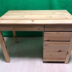 無印良品(MUJI)のパイン材 デスク＆キャビネット