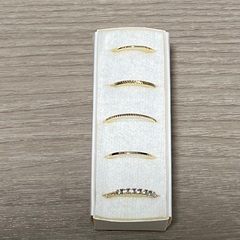 ゴールド指輪5個セットの画像