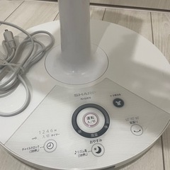 決まりました。ありがとうございます。シャープ　扇風機の画像