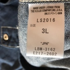 Lee つなぎ　3L 新品の画像