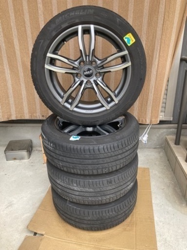 【値下げ！】１７インチ　BMW ２シリーズアクティブツアラーに着けていたMAK LUFT FFのホイール×ミシュランランフラットタイヤ