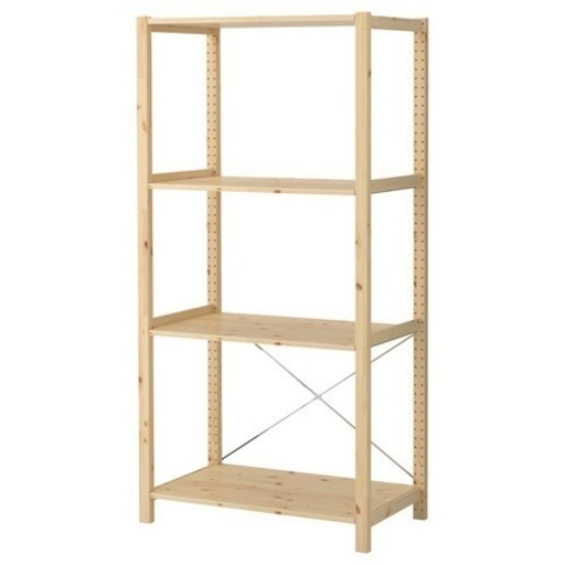 ★フクハラ様お取引中 ※美品※【最終値下げ】IKEA キッチン用収納棚 シェルフ 木製 ※6月下旬お渡し希望