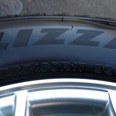  Team 5ZIGEN ブリザック 225/60R17  2018・16年製 DMｰV2 アルファード LEGALES αEX 4本セット PCD 114.3 5穴 7.0J オフET38  アウトランダー の画像