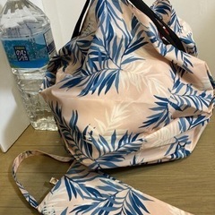 簡単だたみエコバッグ　L  市販とは大違いの極厚　白系　鎌倉スワニー仕様　の画像