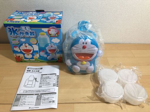 【未使用】ドウシシャ ドラえもん 電動かき氷機 DIS-1755DR J06037