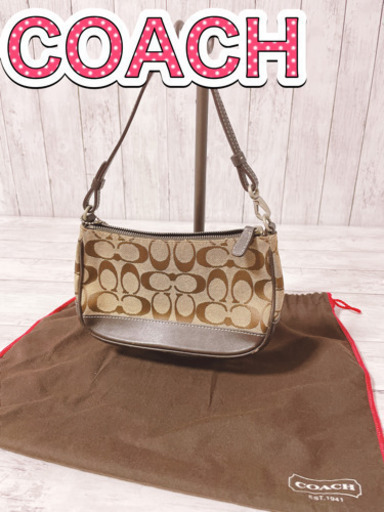 H1142 COACH コーチ　デミポーチ　シグネチャー　6094