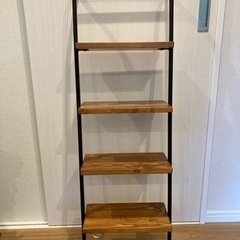 【お引き渡し先決まりました】棚4段 / 壁もたれ掛けタイプの画像