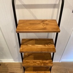 【お引き渡し先決まりました】棚4段 / 壁もたれ掛けタイプの画像