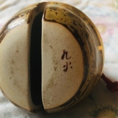 🔔九谷焼 鈴 置物の画像