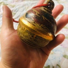 🔔九谷焼 鈴 置物の画像