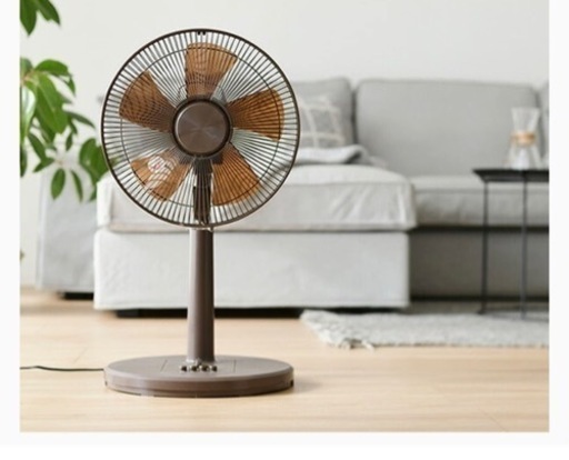 取引中　扇風機　おしゃれなブラウン　1シーズン使用