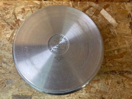 (5625) 北陸アルミニウム IH プロクック ST 寸胴鍋 蓋有 28cm 16.5L ステンレス寸胴鍋 業務用 飲食店 厨房 店舗用品