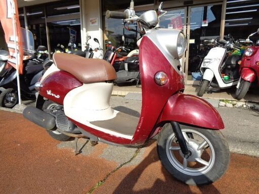 NO.4333　ビーノ（ＶＩＮＯ）　水冷４サイクルエンジン　ワインレッド＆ホワイト　☆彡