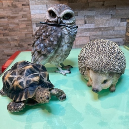貯金箱と置き物-お得な３点セット