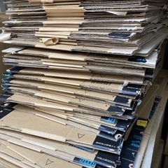 リサイクルダンボール　60サイズメイン、紙の緩衝材差し上げます　物販の人歓迎です！の画像