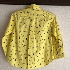 【値下げ！】ベースギター柄　シャツ１０５　ユナイテッドアローズ・GREEN LABEL RELAXINGの画像