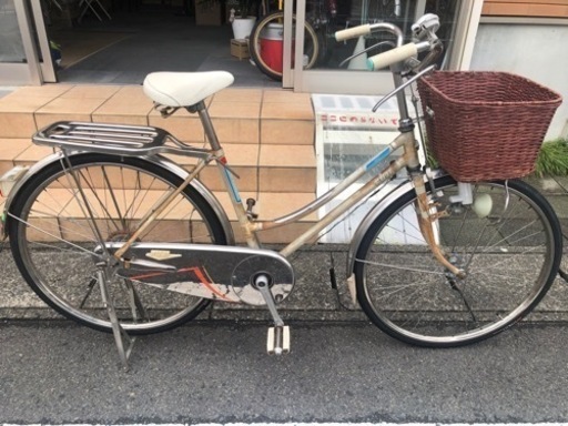昭和レトロ自転車　FUJI HILADY 260 WH