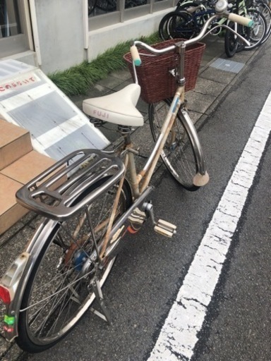 昭和レトロ自転車　FUJI HILADY 260 WH