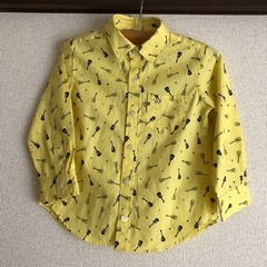 【値下げ！】ベースギター柄　シャツ１０５　ユナイテッドアローズ・GREEN LABEL RELAXINGの画像
