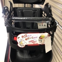 売切◆新車☆子供乗せ自転車 BAA3人乗り対応 ママフレロック  盗難補償付 オートライト変速付きブラックの画像