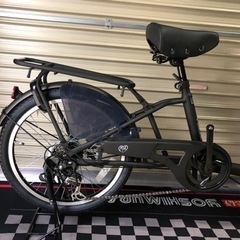 売切◆新車☆子供乗せ自転車 BAA3人乗り対応 ママフレロック  盗難補償付 オートライト変速付きブラックの画像