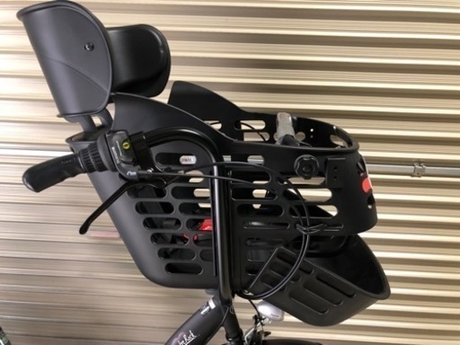 売切◆新車☆子供乗せ自転車 BAA3人乗り対応 ママフレロック  盗難補償付 オートライト変速付きブラック