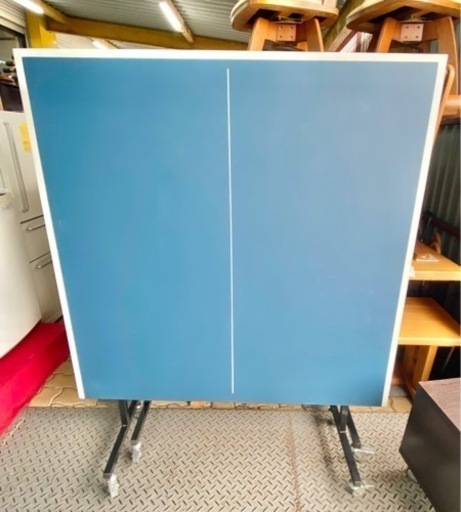 【卓球台】セパレート式 移動キャスター付 ネット付