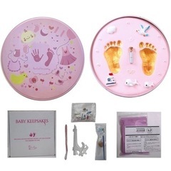 決まりました【新品】 赤ちゃん 手形 足型 新生児 手形足形キッ...