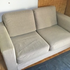 ★お取引者さま決定★無印良品 ソファ2シーター＋替カバー付 取扱...