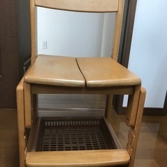 【無料】ヒカリサンデスク　木製学習机&そで机&椅子の画像